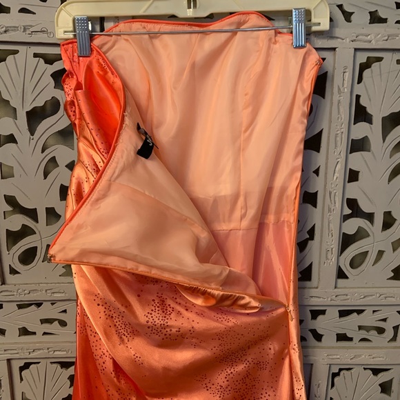 ☄️HOST PICK☄️ JUMP APPAREL SWEET CORAL & PURPLE SEQUINS FORMAL PROM DRESS GOWN - Picture 10 of 11